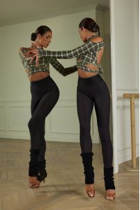 Dance blouse for women by ZYM Dance Style style 23114 Plaid