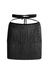 Latin dance skirt by ZYM Dance Style model 23115 Classic Black