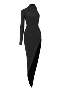 Платье для бальных танцев для латины от бренда ZYM Dance Style модель 23124 Classic Black