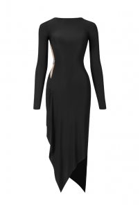 Latin dance dress by ZYM Dance Style model 23125 Classic Black