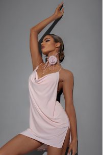 Tanzkleider Latein Marke ZYM Dance Style modell 2337 Morandi Pink
