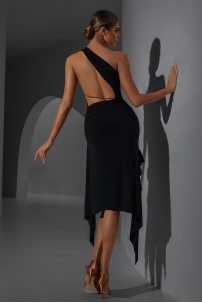 Latin dance dress by ZYM Dance Style model 2338 Black