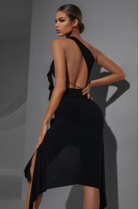 Платье для бальных танцев для латины от бренда ZYM Dance Style модель 2338 Black