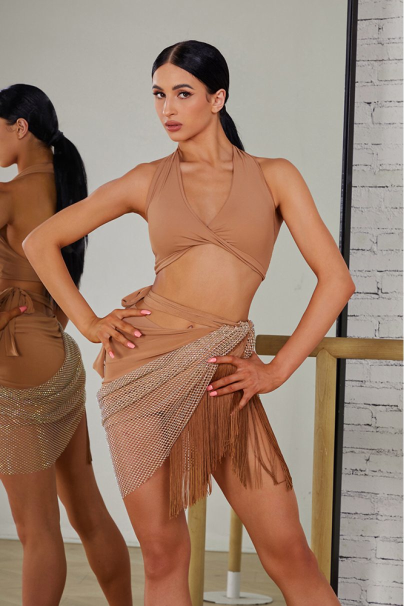 Tanz bluse Marke ZYM Dance Style modell 2416 Nude