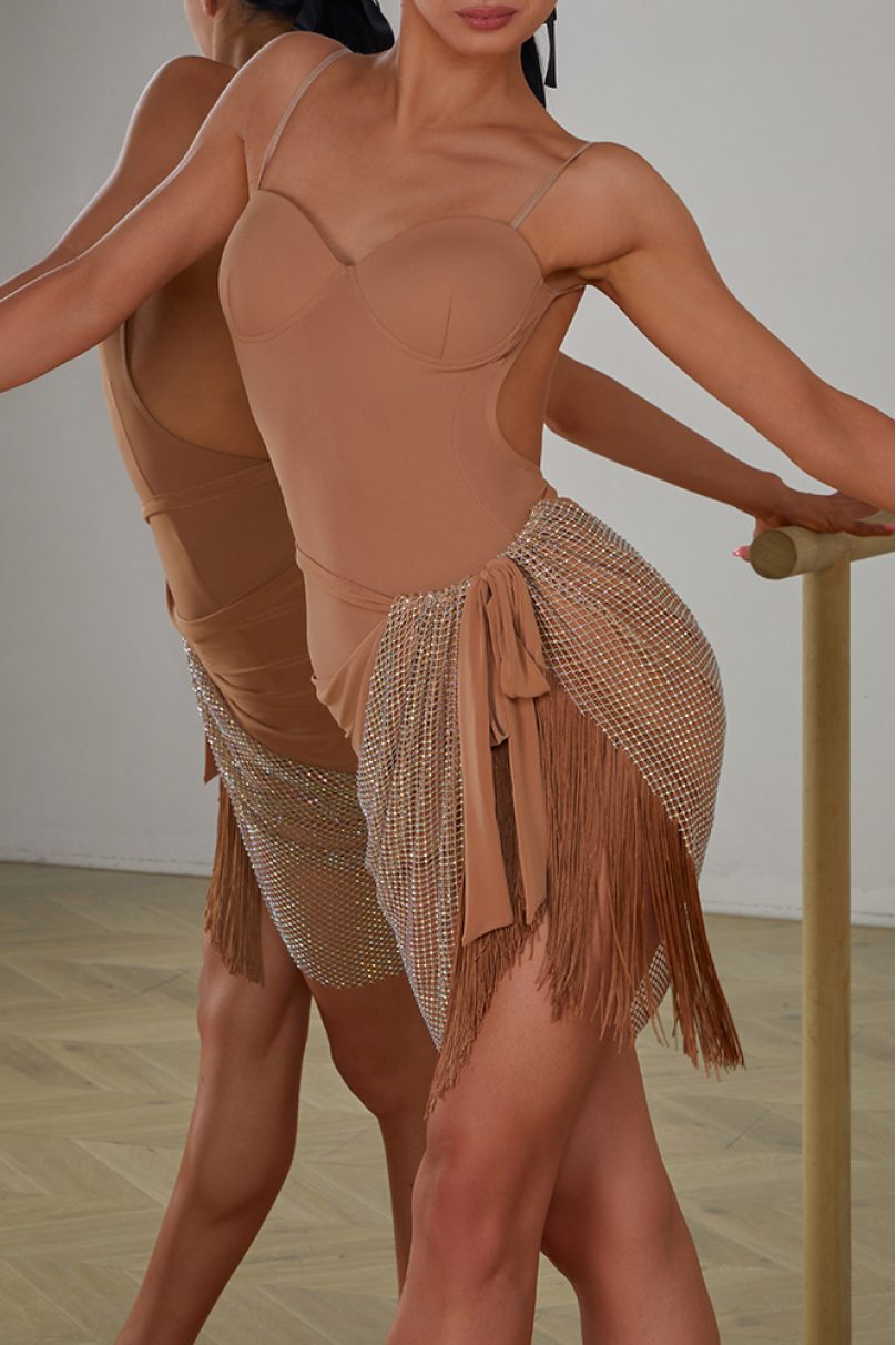 Купальник для танців від бренду ZYM Dance Style модель 2409 Nude